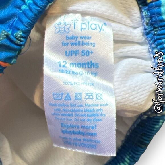 Bundle Sale 3 for $15 | i Play 12 month Diaper | 18-22 lbs UPF 50+ - Picture 4 of 7